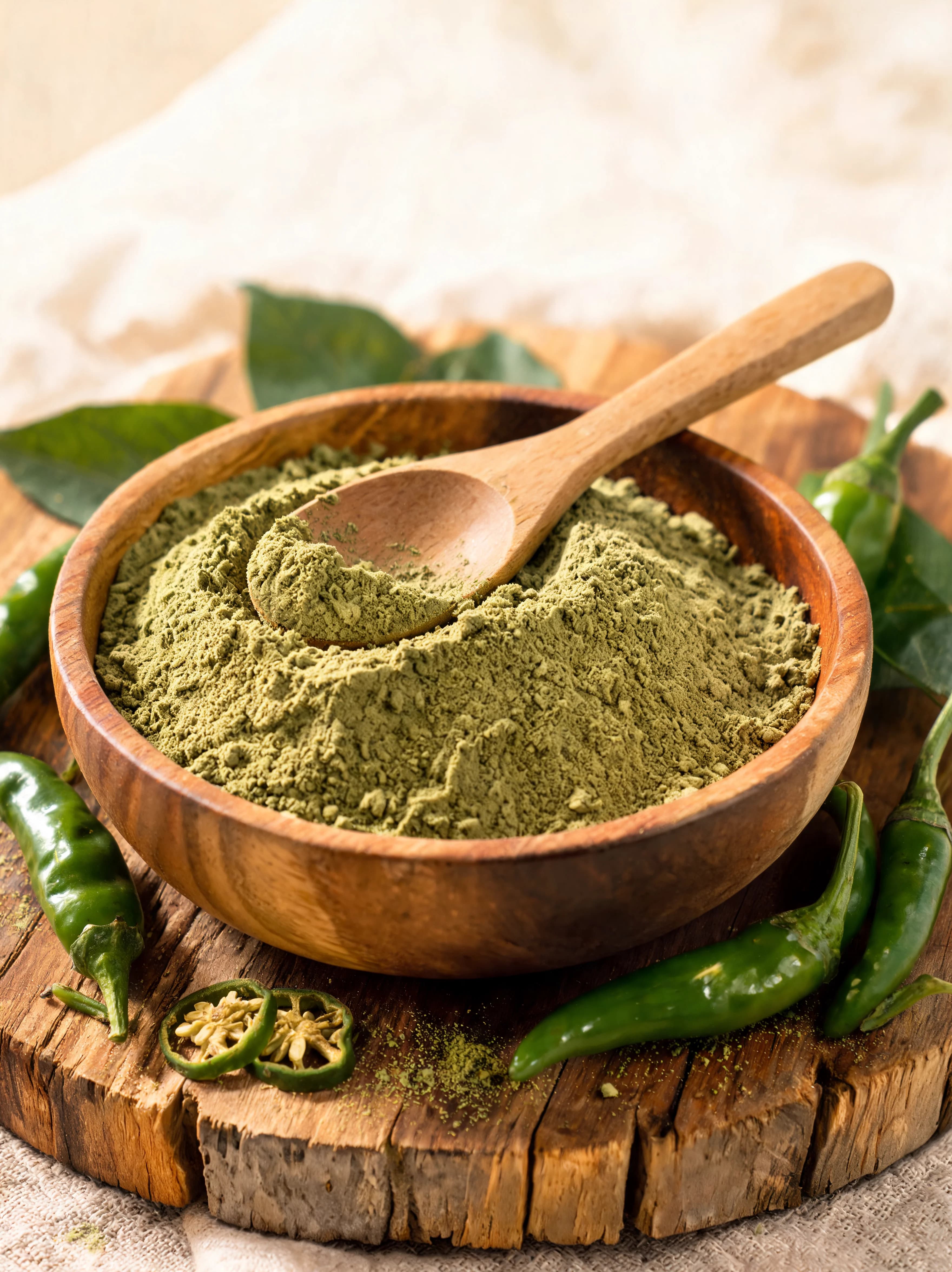 Green chilli powder in bulk
